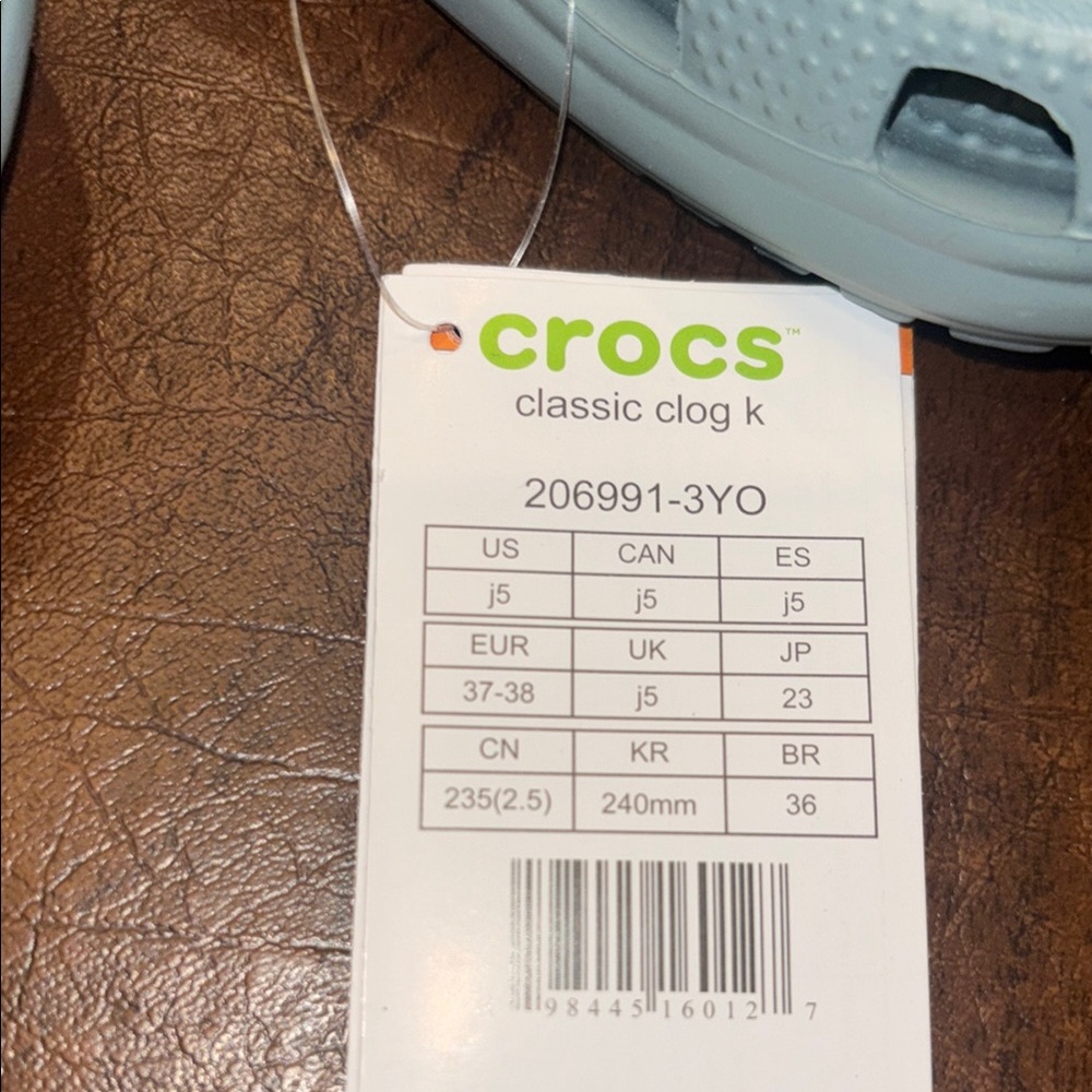 CROCS Kids Classic Clog in Light Sage - Picture 3 of 4